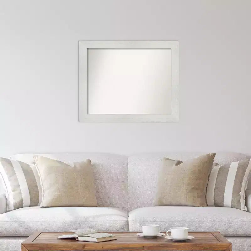 Miroir mural blanc