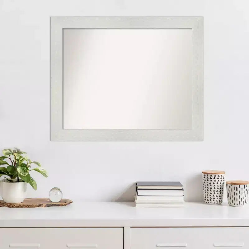 Miroir mural blanc