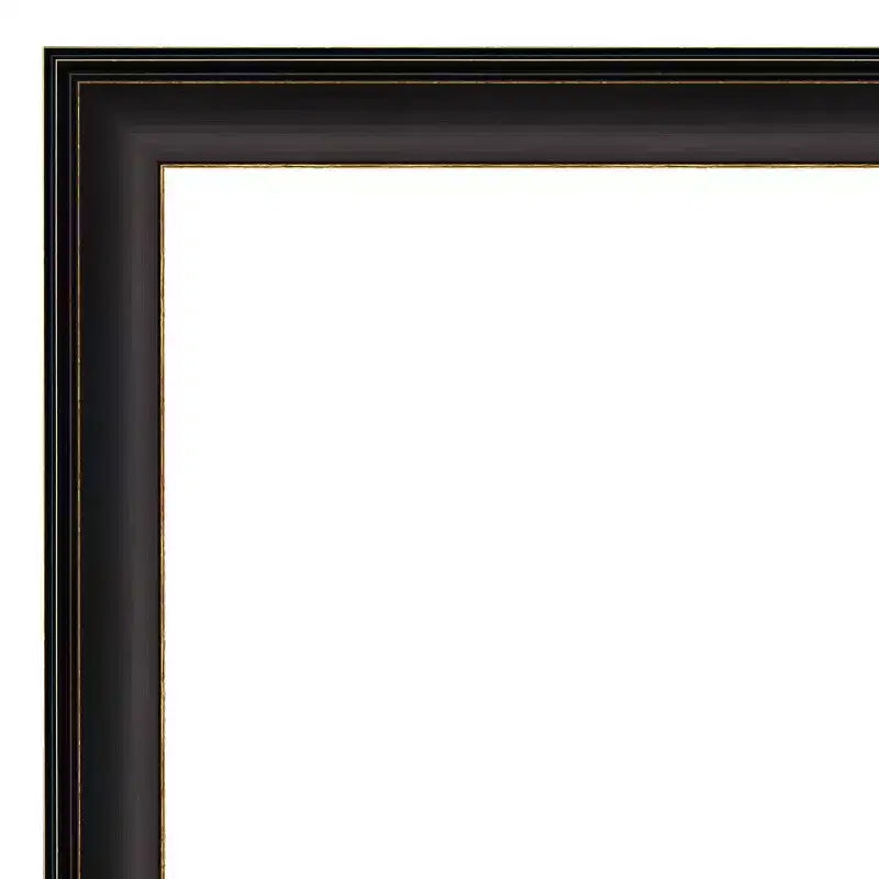 Miroir mural trio en bronze huilé non biseauté