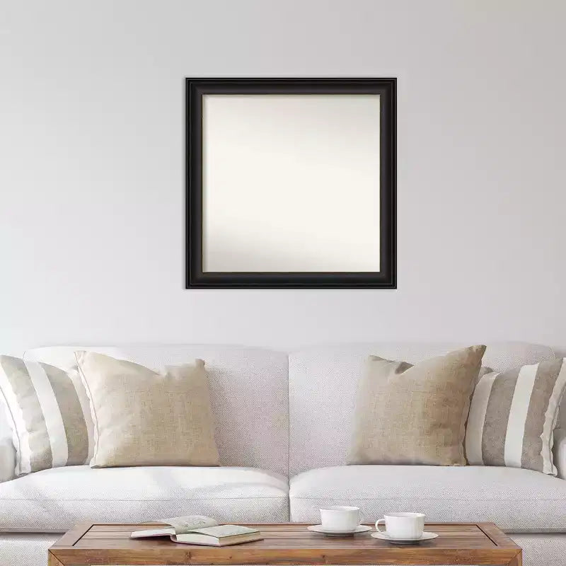 Miroir mural trio en bronze huilé non biseauté