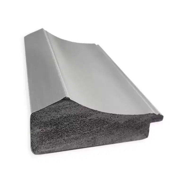 Miroir de porte nickel poli sans chanfrein