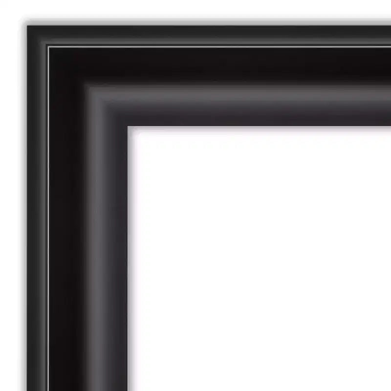 Miroir mural noir