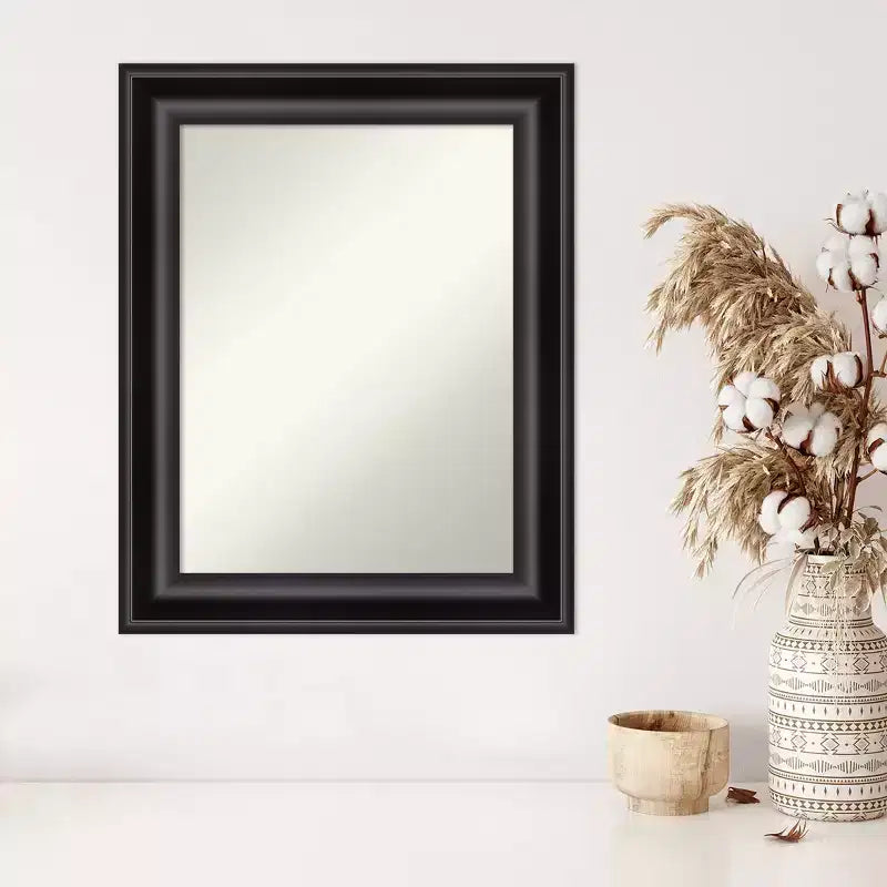 Miroir mural noir