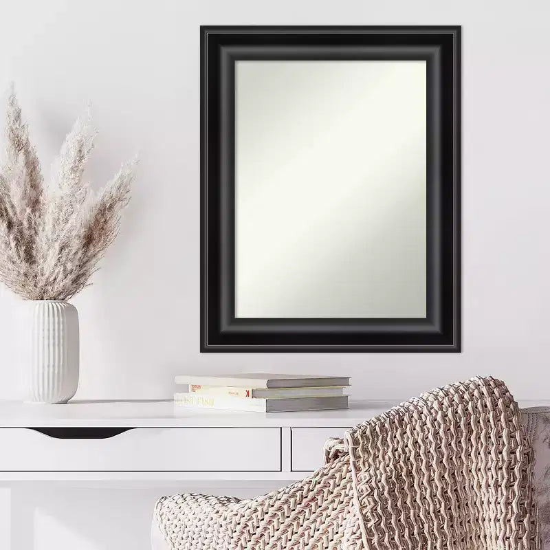 Miroir mural noir