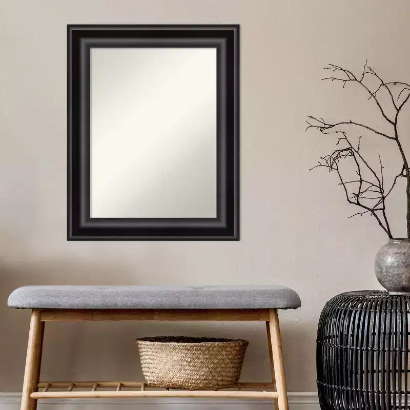Miroir mural noir