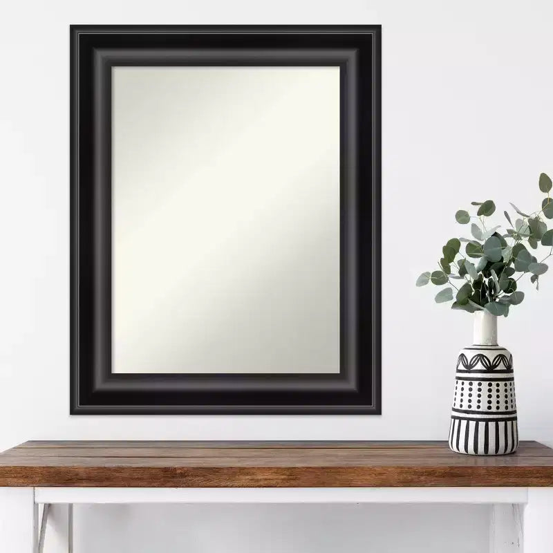 Miroir mural noir