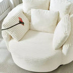 Chaise pivotante à 360°, fauteuil club, fauteuil d'appoint