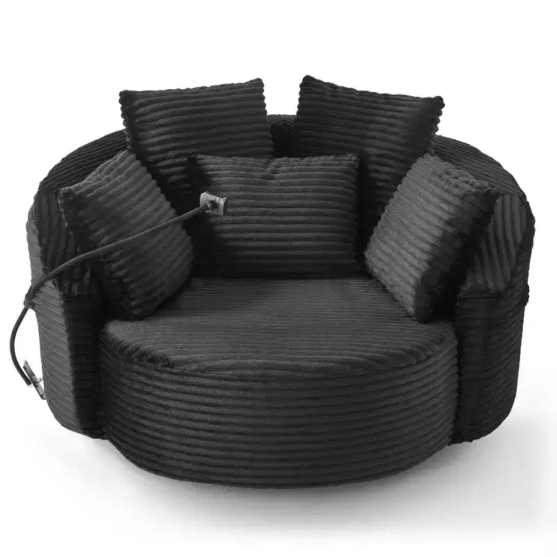 Chaise pivotante à 360°, fauteuil club, fauteuil d'appoint