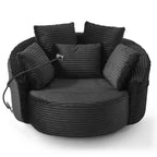 Chaise pivotante à 360°, fauteuil club, fauteuil d'appoint