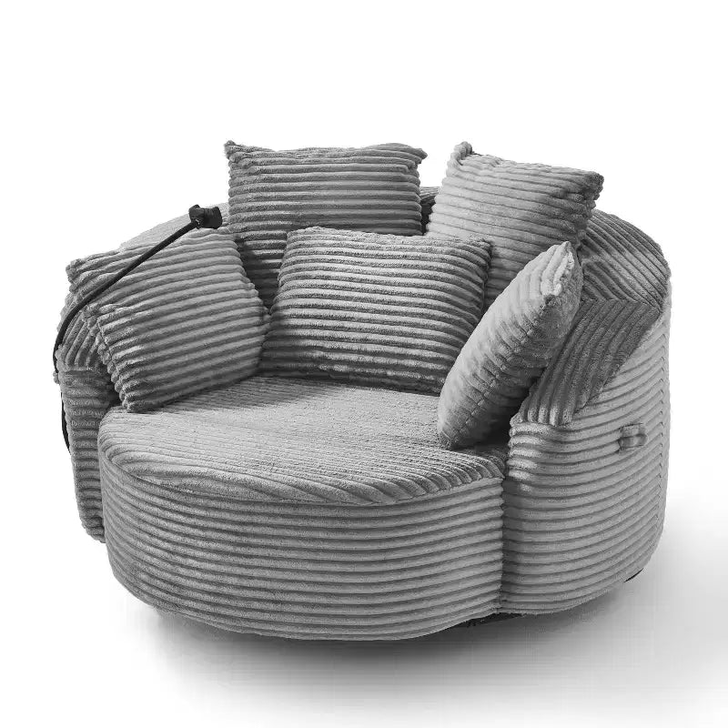 Chaise pivotante à 360°, fauteuil club, fauteuil d'appoint