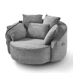 Chaise pivotante à 360°, fauteuil club, fauteuil d'appoint