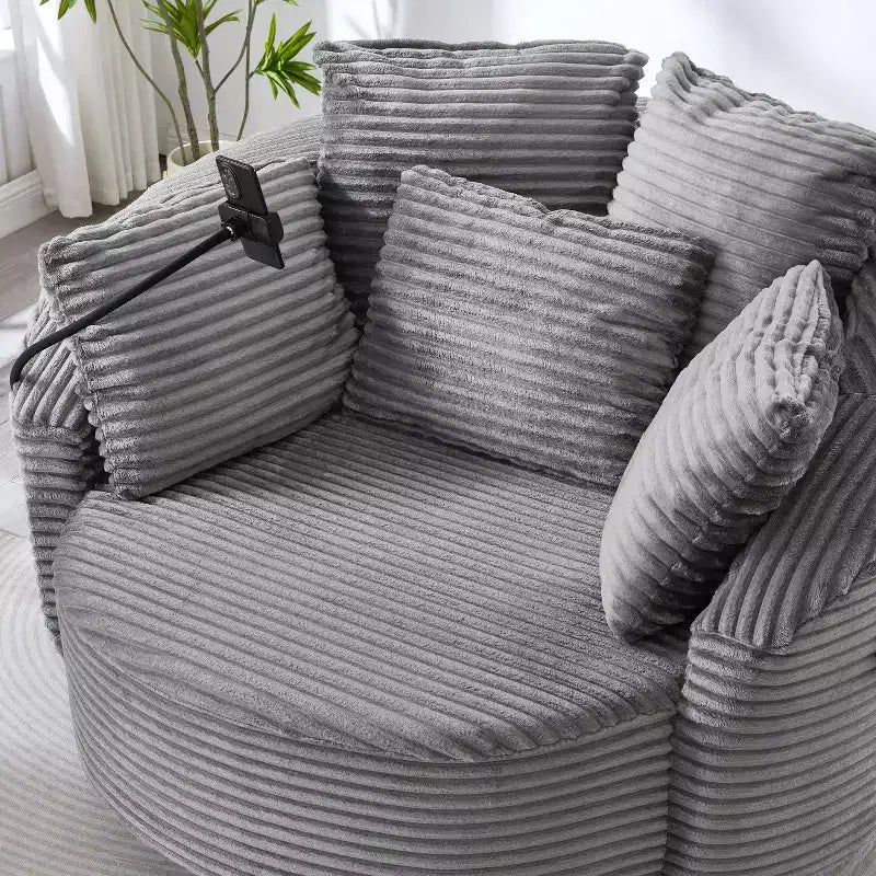 Chaise pivotante à 360°, fauteuil club, fauteuil d'appoint