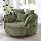 Chaise pivotante à 360°, fauteuil club, fauteuil d'appoint