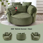 Chaise pivotante à 360°, fauteuil club, fauteuil d'appoint