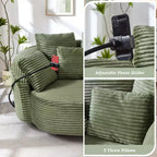 Chaise pivotante à 360°, fauteuil club, fauteuil d'appoint