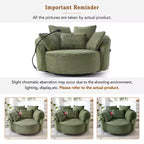 Chaise pivotante à 360°, fauteuil club, fauteuil d'appoint