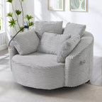 Chaise pivotante à 360°, fauteuil club, fauteuil d'appoint