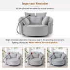 Chaise pivotante à 360°, fauteuil club, fauteuil d'appoint