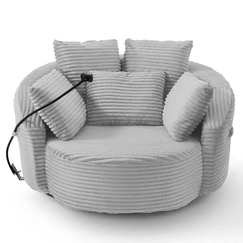 Chaise pivotante à 360°, fauteuil club, fauteuil d'appoint