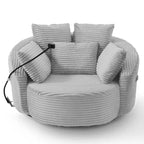 Chaise pivotante à 360°, fauteuil club, fauteuil d'appoint