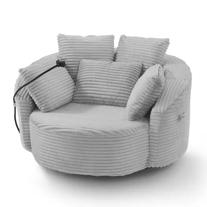 Chaise pivotante à 360°, fauteuil club, fauteuil d'appoint