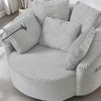 Chaise pivotante à 360°, fauteuil club, fauteuil d'appoint