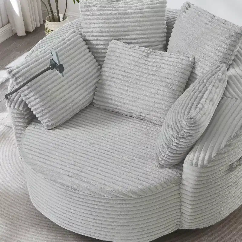 Chaise pivotante à 360°, fauteuil club, fauteuil d'appoint