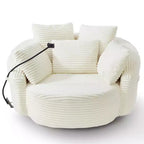 Chaise pivotante à 360°, fauteuil club, fauteuil d'appoint