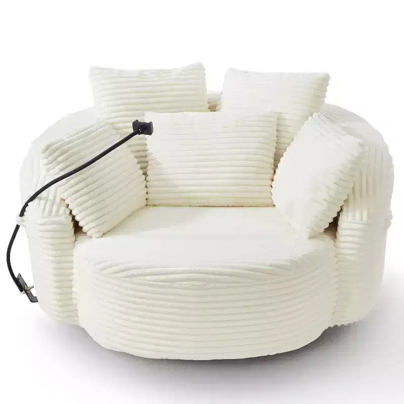 Chaise pivotante à 360°, fauteuil club, fauteuil d'appoint