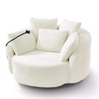 Chaise pivotante à 360°, fauteuil club, fauteuil d'appoint