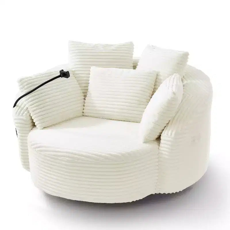 Chaise pivotante à 360°, fauteuil club, fauteuil d'appoint