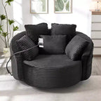 Chaise pivotante à 360°, fauteuil club, fauteuil d'appoint
