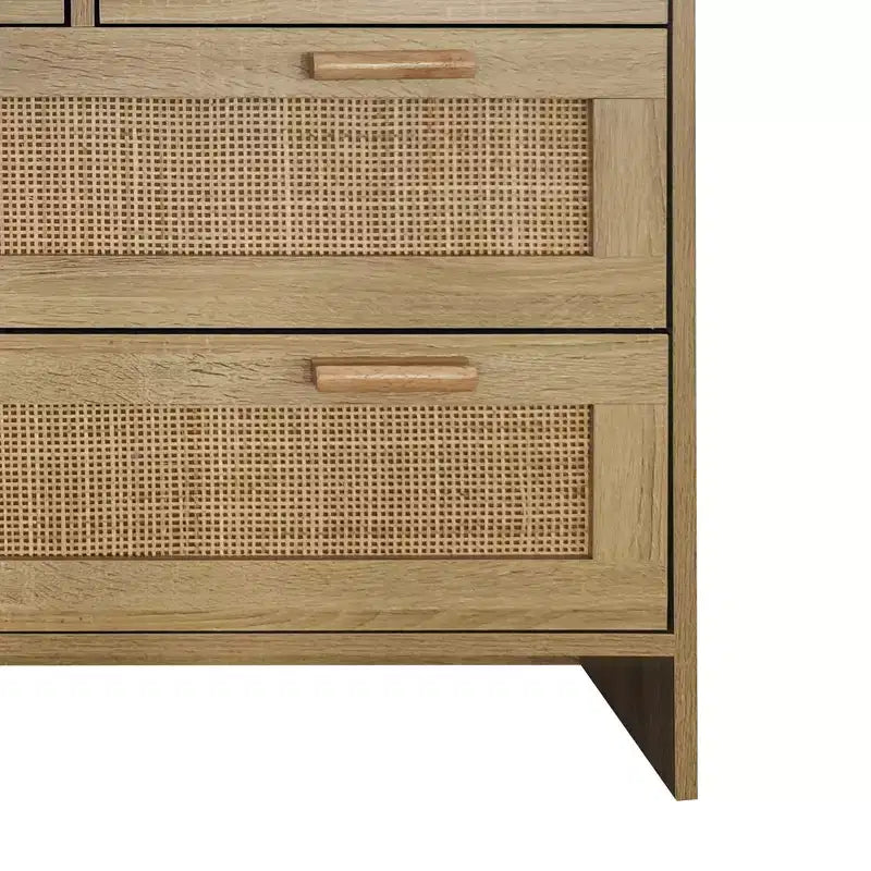 Meuble de rangement moderne en rotin
