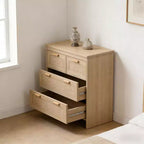 Meuble de rangement moderne en rotin