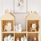 Étagère à livres pour enfants, rangement en bois pour jouets