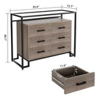 Commode à tiroirs en bois