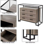 Commode à tiroirs en bois