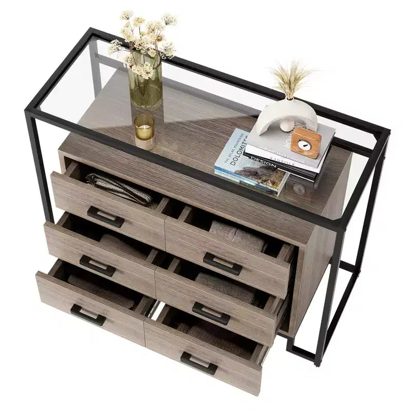 Commode à tiroirs en bois