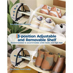 Meuble à chaussures étroit en rotin