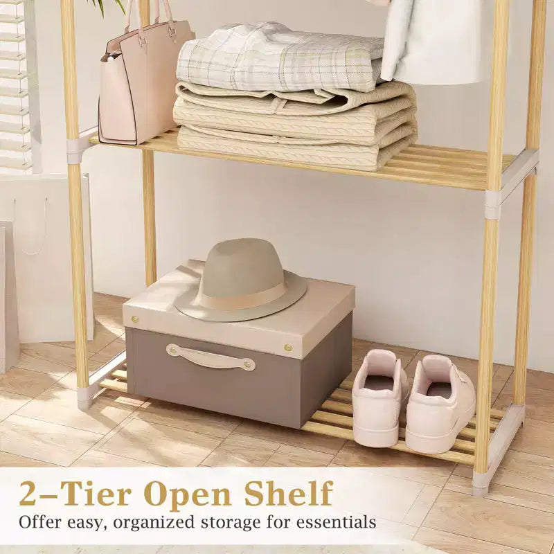 Porte-vêtements en pin
