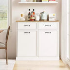 Meuble poubelle inclinable
