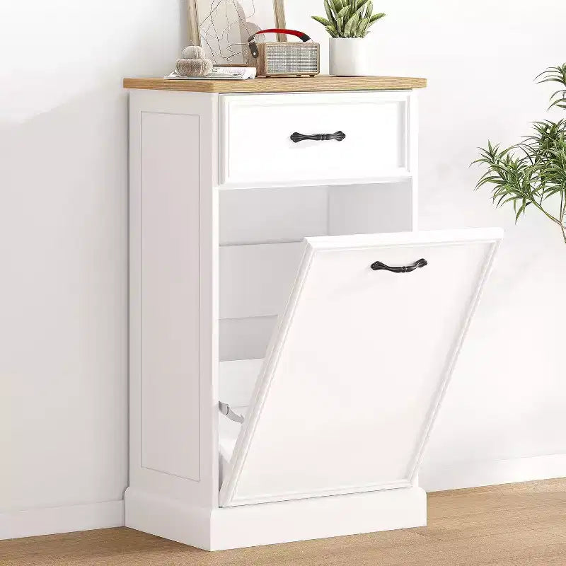 Meuble poubelle inclinable