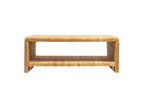 Table basse en bois tressé Woven Water