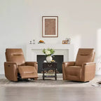 Fauteuil inclinable électrique en cuir véritable de qualité supérieure