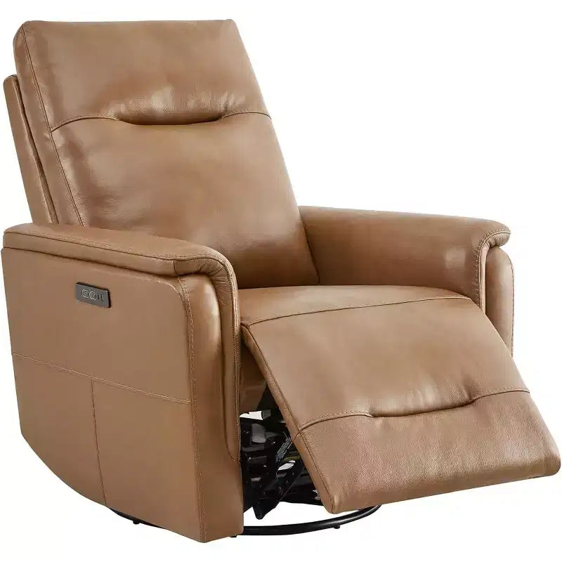 Fauteuil inclinable électrique en cuir véritable de qualité supérieure