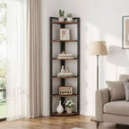 MAYEERTY 6-Tier Versatile Corner Shelf Multi-Use Storage Rack & Plant Stand