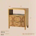 Commode rustique vintage à tiroirs pour ferme