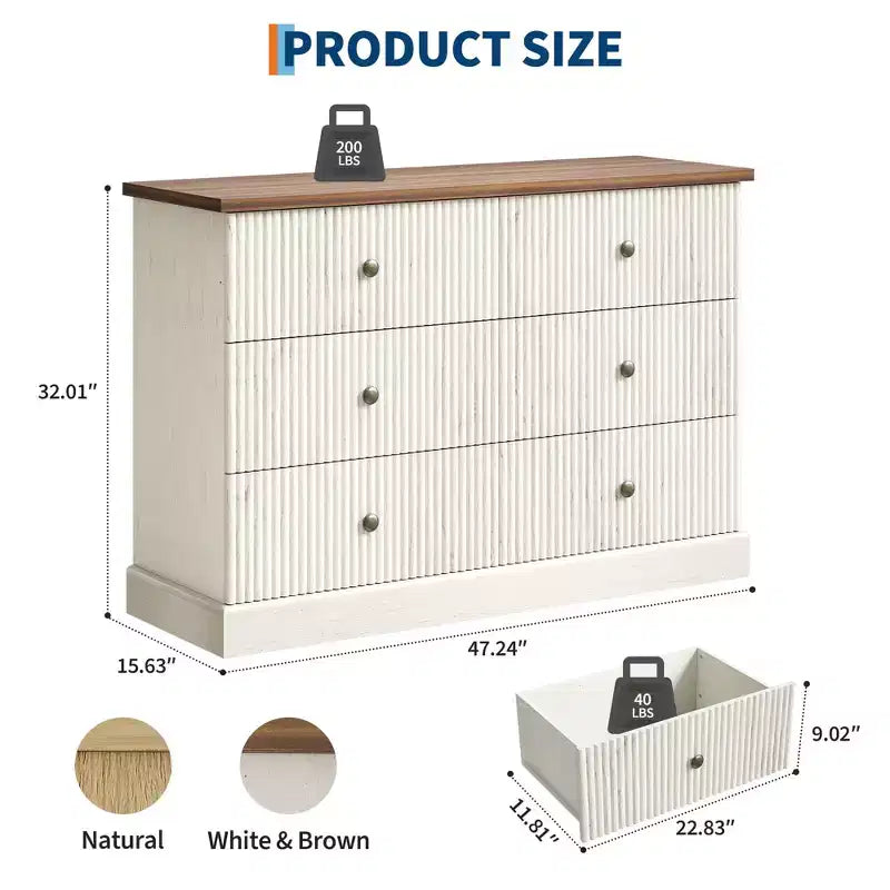 Commode en bois Organiseur de chambre