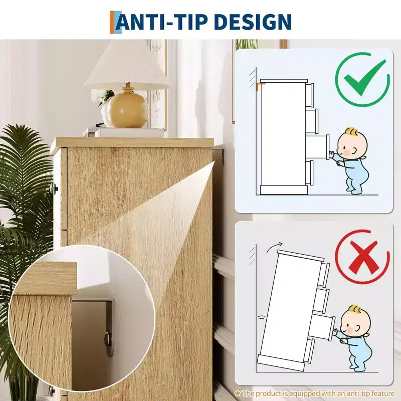 Commode en bois Organiseur de chambre