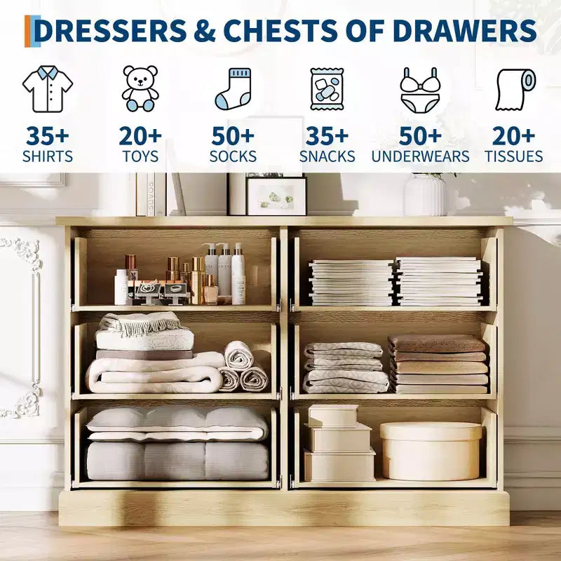 Commode en bois Organiseur de chambre